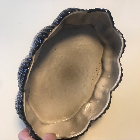 Vintage mcm shell planter mod mid century modern tropical beach - Picture 3 of 5